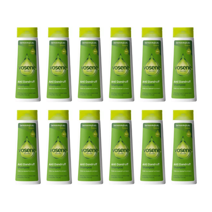 Vosene Anti-Dandruff Shampoo 300ml - Pack of 12