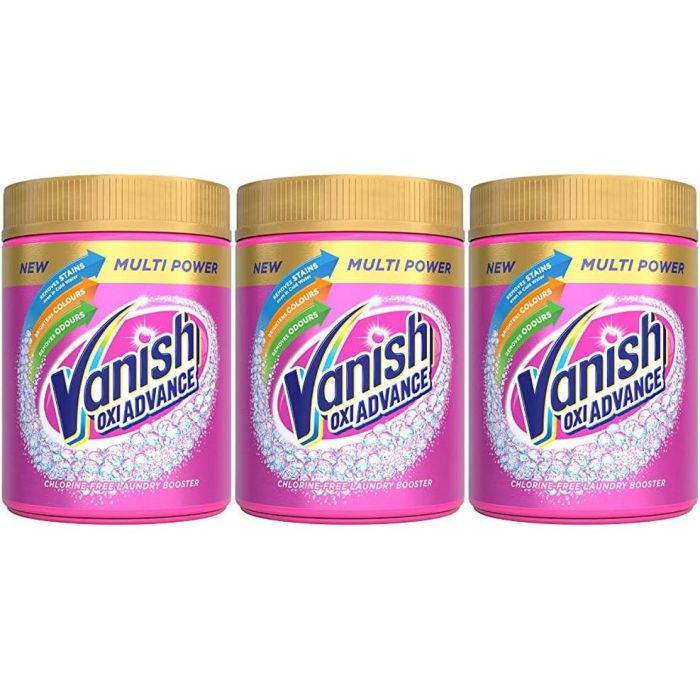 Vanish Oxi Action Powder Fabric Stain Remover 470g - Pack of 3