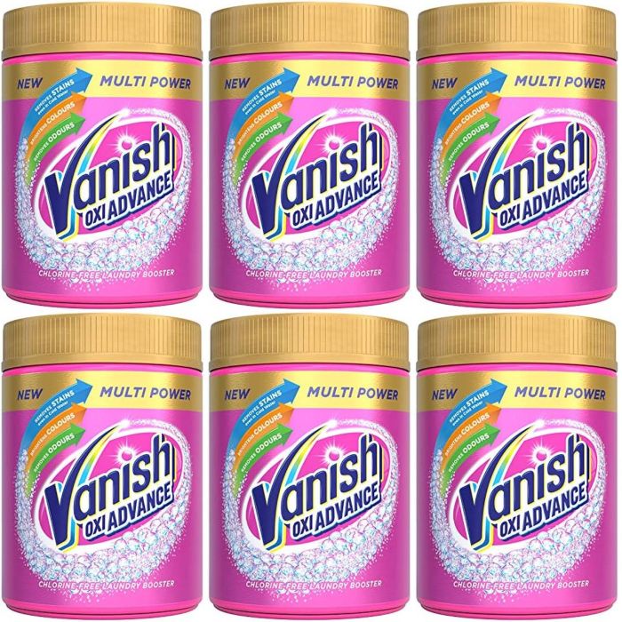 Vanish Oxi Action Powder Fabric Stain Remover 470g - Pack of 6