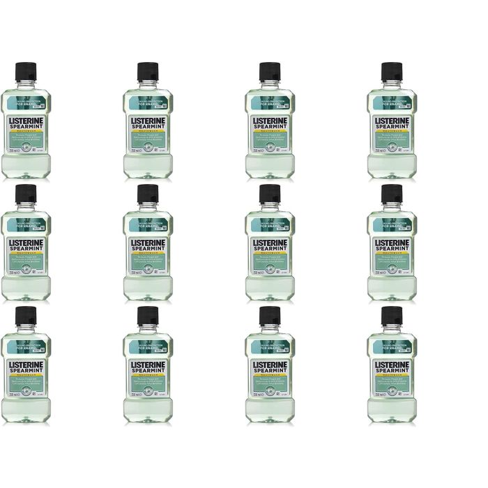 Listerine Spearmint Mouthwash 250ml - Pack of 12