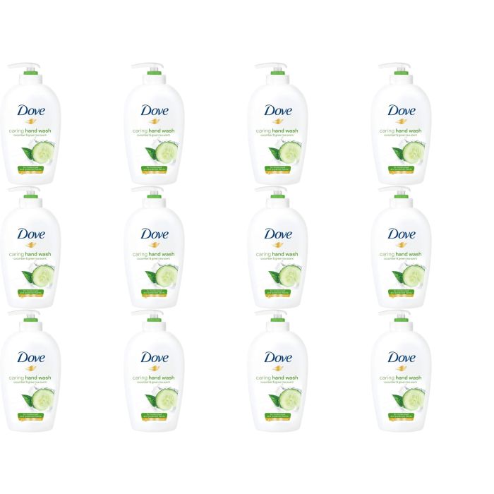 Dove Cucumber and Green Tea Caring Hand Wash 250ml - Pack of 12