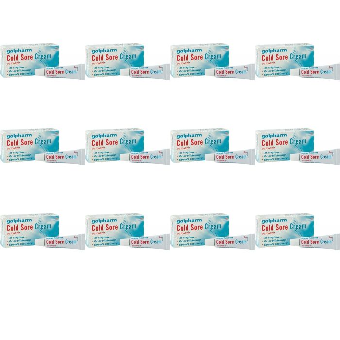 Galpharm Cold Sore Cream - Pack of 12