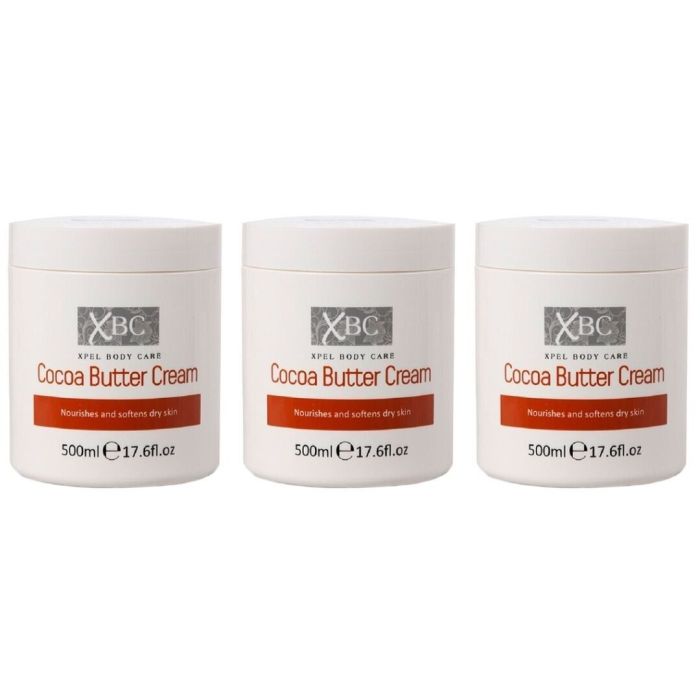 XBC Cream Coco Butter Nourishes And Soften Dry Skin 500ml - Pack of 3