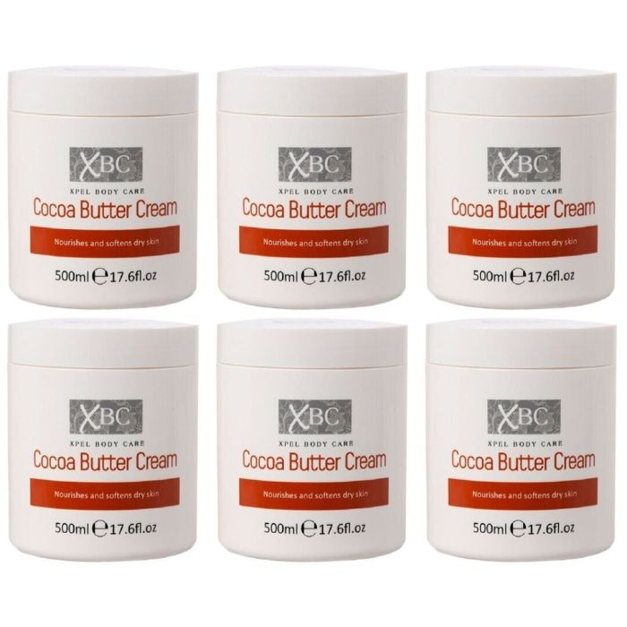 XBC Cream Coco Butter Nourishes And Soften Dry Skin 500ml - Pack of 6