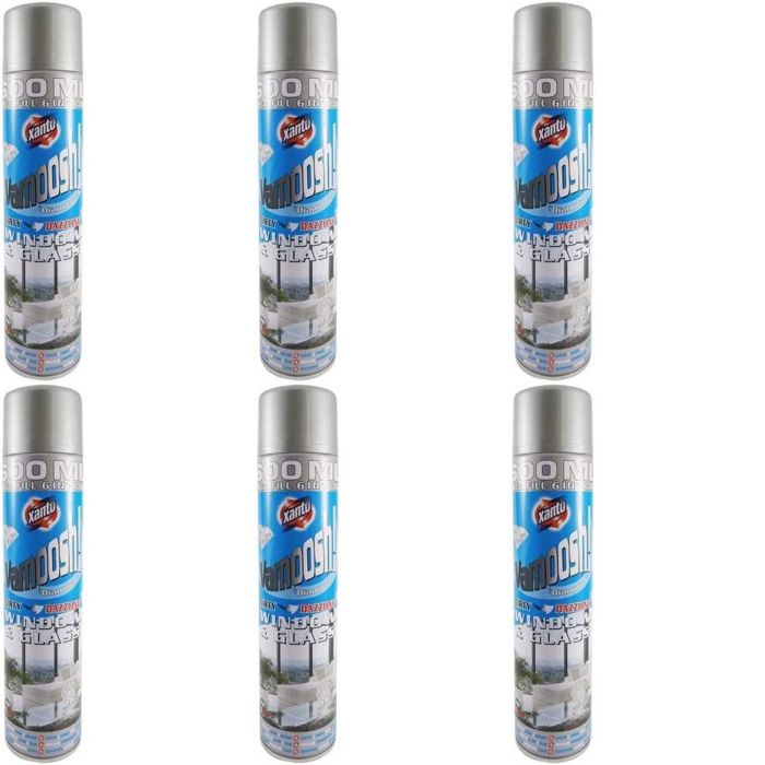 Xanto Window & Glass Foam for Washing Windows, 500 ml - Pack of 6