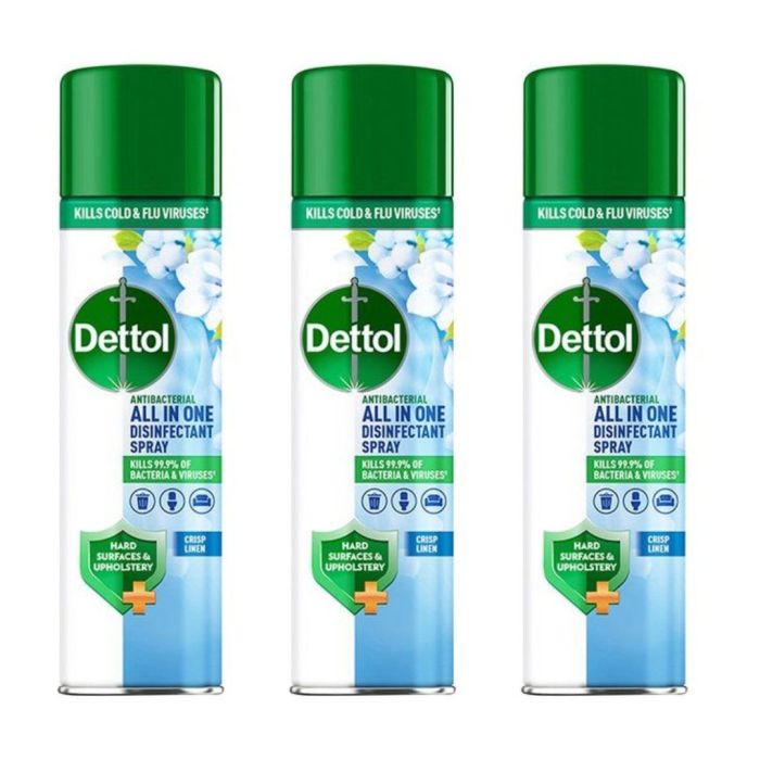 Dettol Antibacterial All-In-One Disinfectant Spray Crisp Linen 300ml