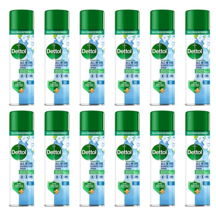Dettol Antibacterial All-In-One Disinfectant Spray Crisp Linen 300ml