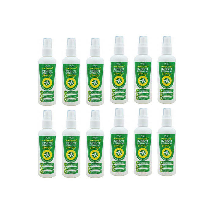 Dr J's Insect Mosquito Repellent Spray Tropical Formula 100ml - Pack of 12