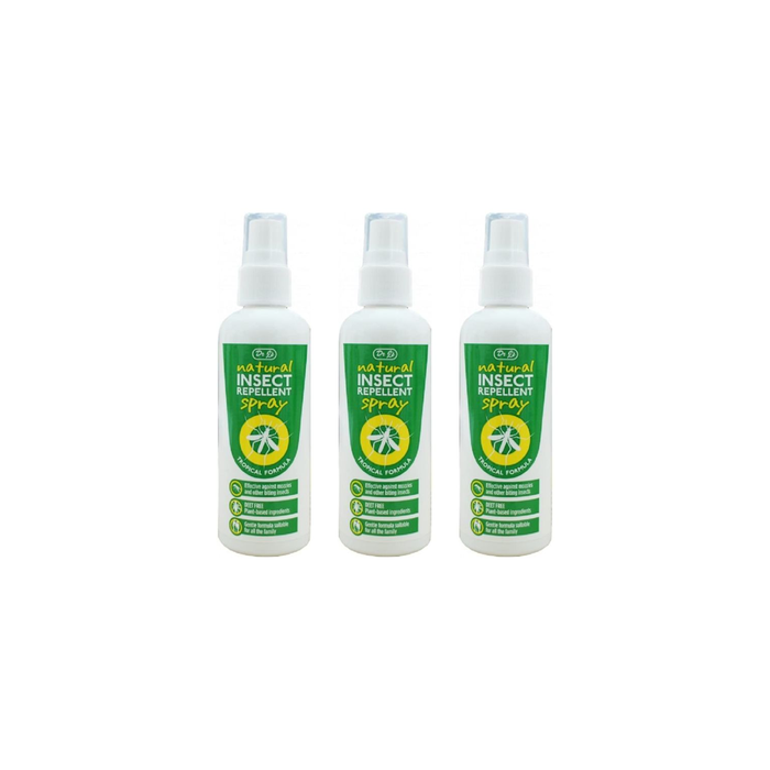 Dr J's Insect Mosquito Repellent Spray Tropical Formula 100ml - Pack of 3