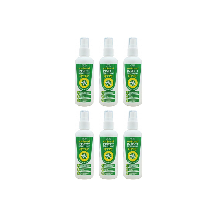 Dr J's Insect Mosquito Repellent Spray Tropical Formula 100ml - Pack of 6