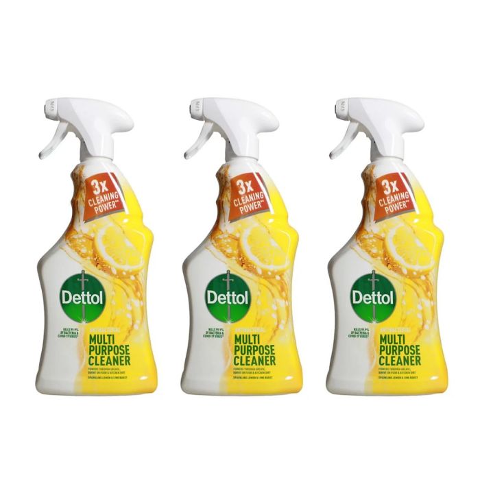 Dettol Floor & Multipurpose Cleaner Disinfectant 4in1 Citrus 750ml  - Pack of 3