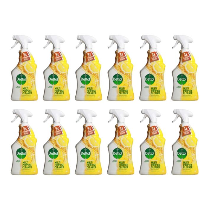 Dettol Floor & Multipurpose Cleaner Disinfectant 4in1 Citrus 750ml  - Pack of 12