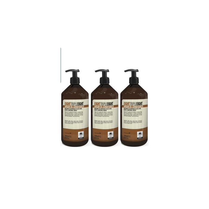 Eight Triple Eight Argan Oil Conditioner 1000ml - Pack of 3