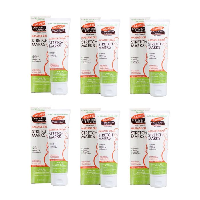 Palmers Cocoa Butter Massage Cream for Stretch Marks 125g - Pack of 6