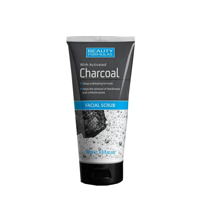 Beauty Formulas With Activated Charcoal Facial Scrub 150ml