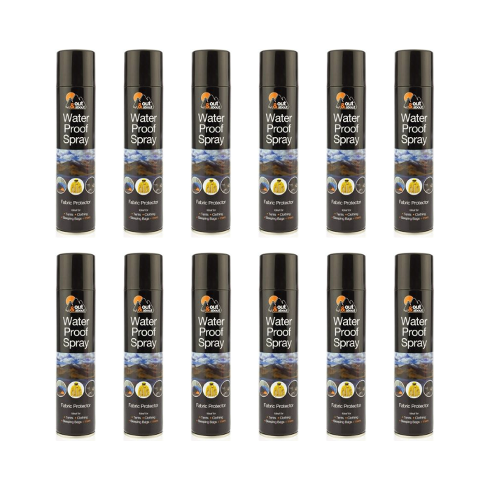 Out & About Waterproof Spray Fabric Protector 300ml - Pack of 12
