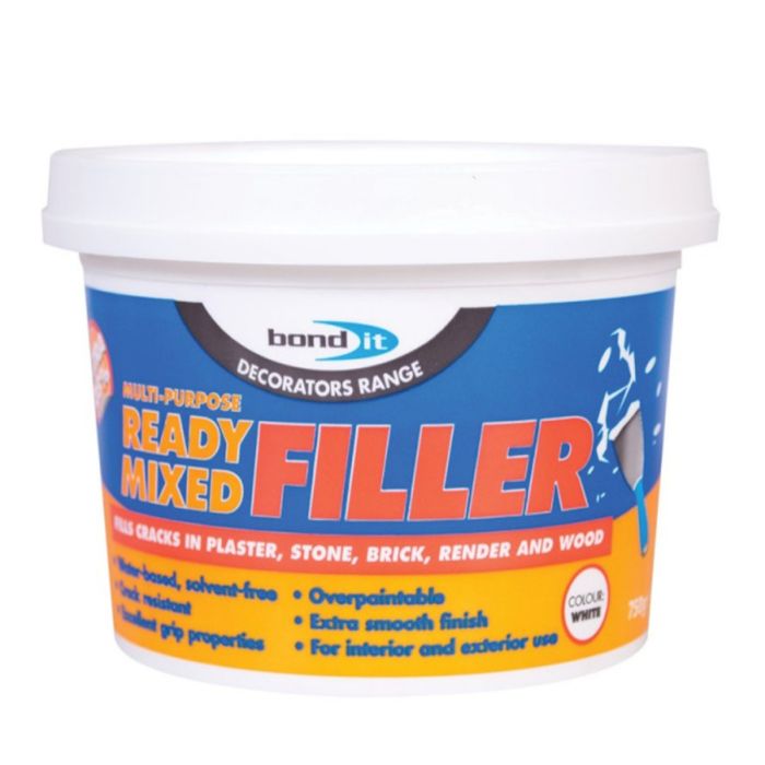 Bond It Decorators Range Multi-Purpose Ready-Mixed Filler White 750g