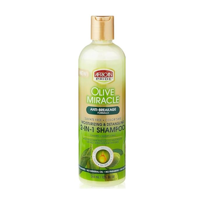 African Pride Anti-Breakage 2 in 1 Shampoo 12 oz
