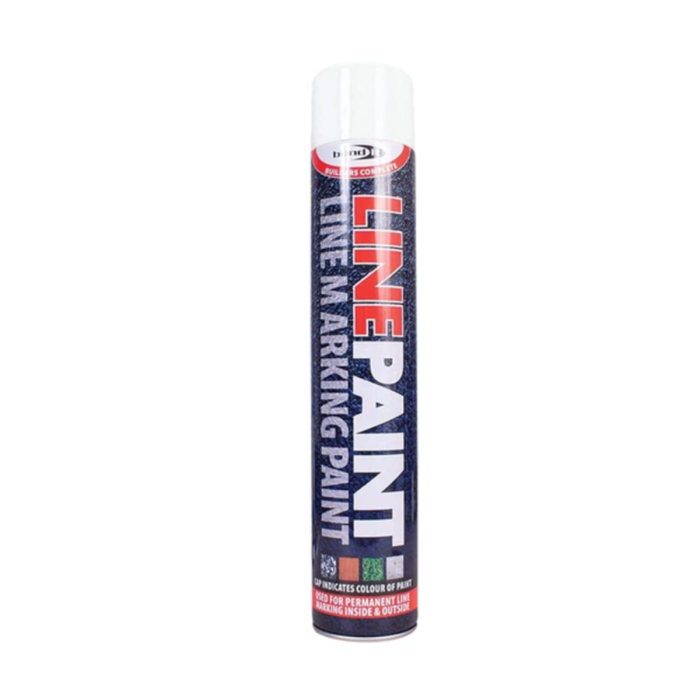 Bond It Line Paint Marking Spray White For Indoor & Outdoor Use 750ml