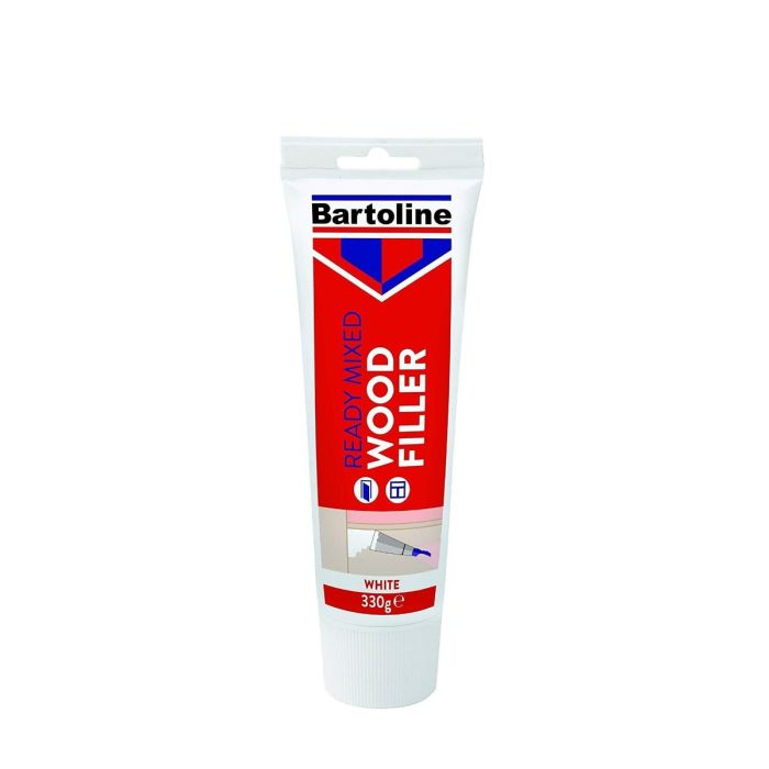 Bartoline Ready Mixed Wood Filler Tube White 330g