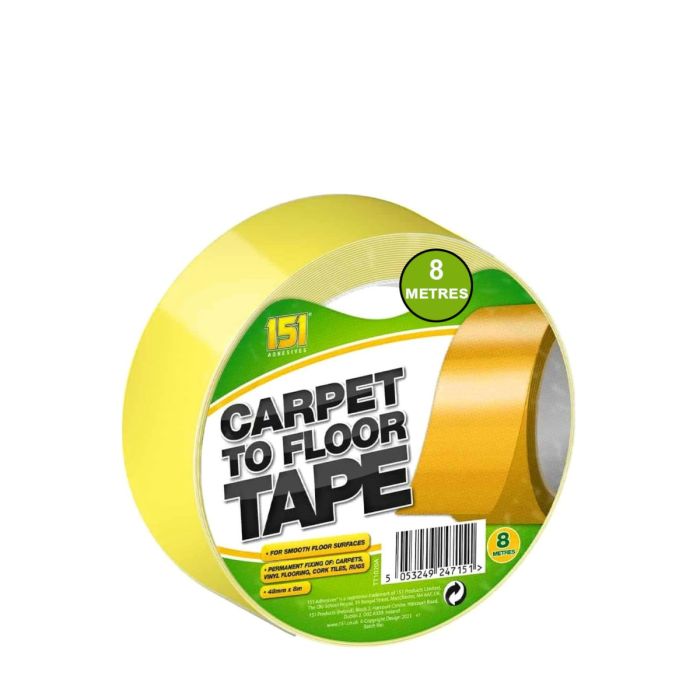 151 Adhesives Carpet to Floor Tape 8m