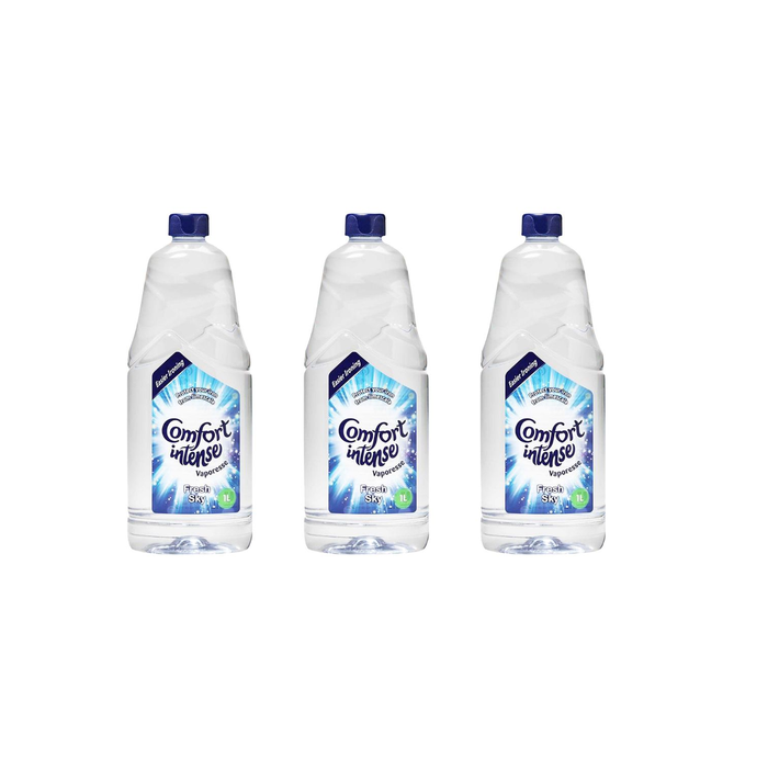 Comfort Intense Vaporesse Ironing Water Fresh Sky 1 L - Pack of 3