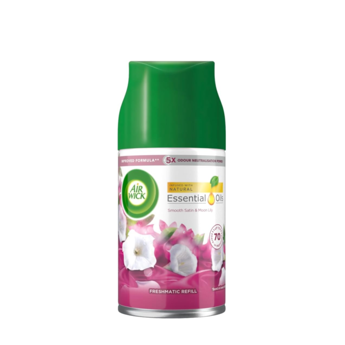 AirWick Smooth Satin & Moon Lily Freshmatic Refill Spray 250ml