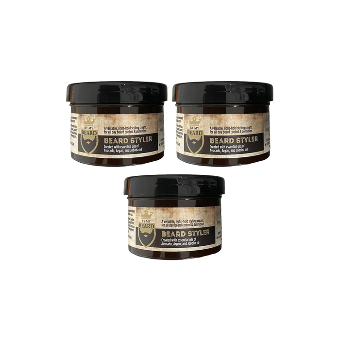 By My Beard Beard Styler Light Hold 150ml - Pack of 3