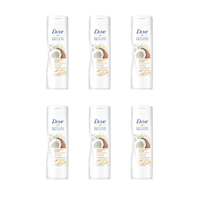 Dove Restore Ritual Coconut Oil Moisturizing Body Lotion 250ml Pack Of 6