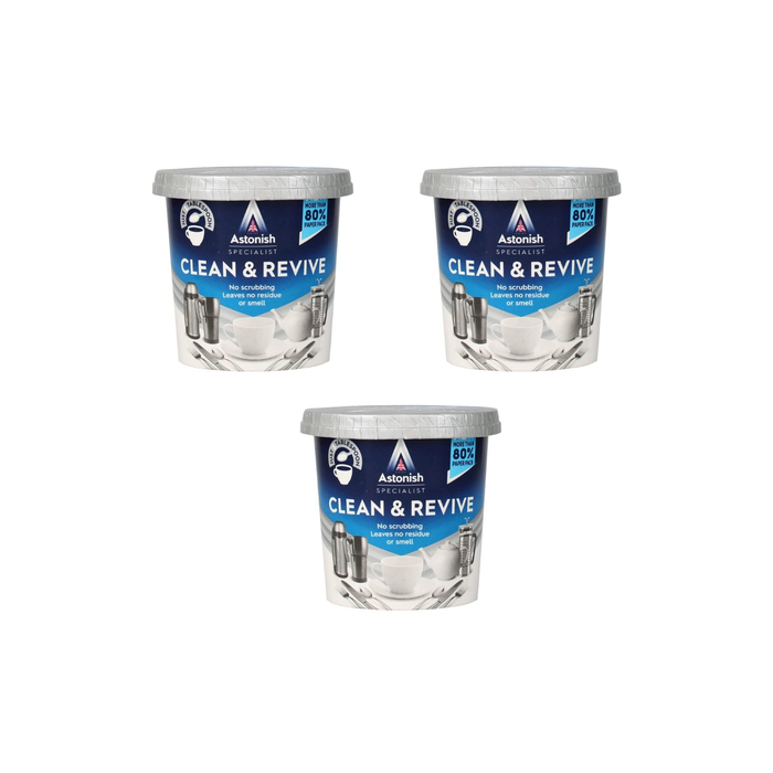 Astonish Specialist Clean & Revive Powder for Cups and Teapots 350g - Pack of 3