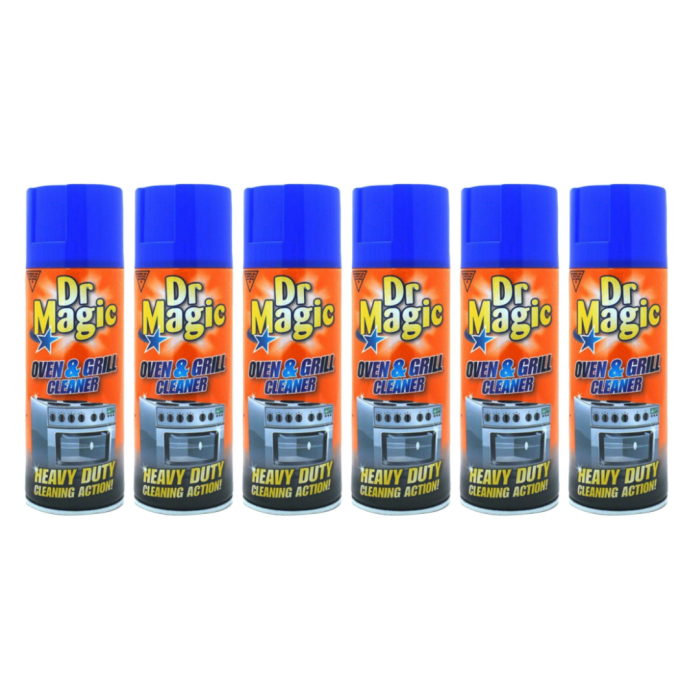 Dr Magic Oven and Grill Cleaner Spray 400ml bottle on a kitchen counter
