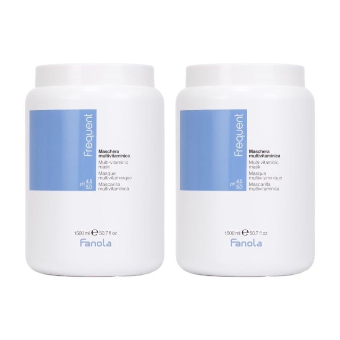 Fanola Frequent Multivitamin Hair Mask 1500ml - Pack of 2