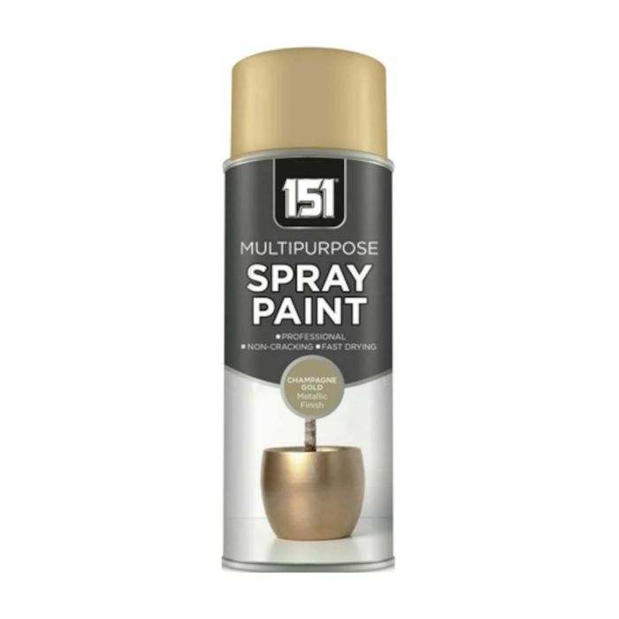 151 Multipurpose Champagne Gold Metallic Spray Paint 400ML
