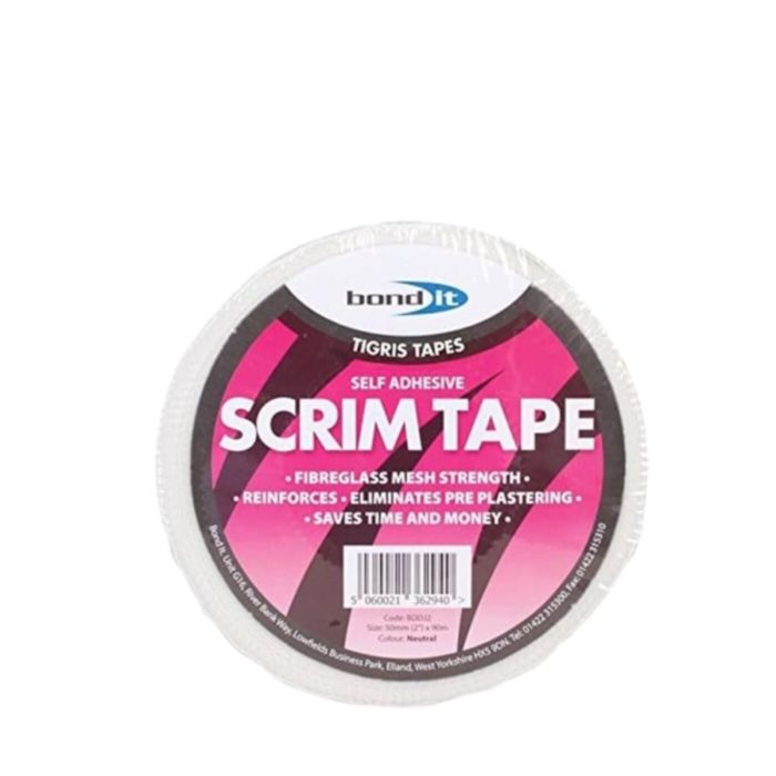 Bond It Tigris Tapes Self Adhesive Scrim Tape 48mm x 90m
