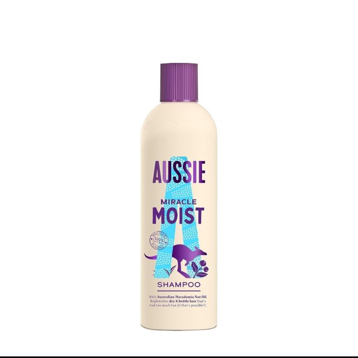 Aussie Miracle Moist Shampoo For Dry & Brittle Hair 300ml