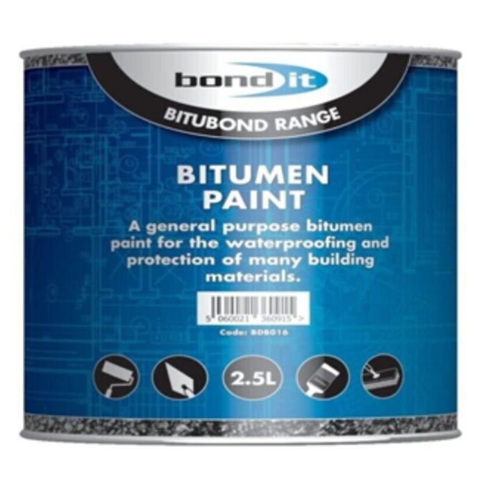 Bond It Bitbound Range Bitumen Paint For Waterproofing 2.5L