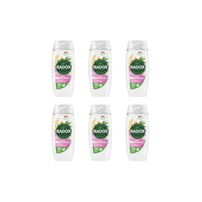Radox Moisturising Shower Gel Chamomile & Oat 225ML - Pack of 6