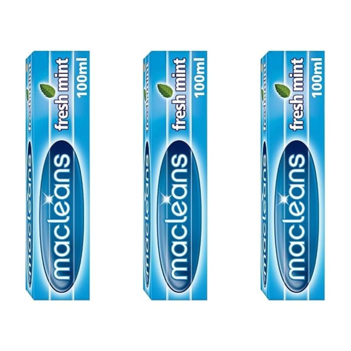 Macleans Toothpaste Fresh Mint 100ml - Pack of 3