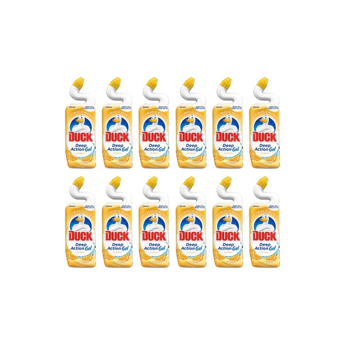 Duck Toilet Liquid Cleaner Citrus 750ml - Pack of 12