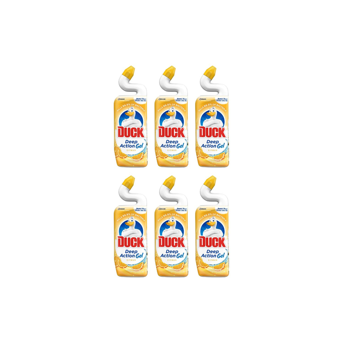 Duck Toilet Liquid Cleaner Citrus 750ml - Pack of 6