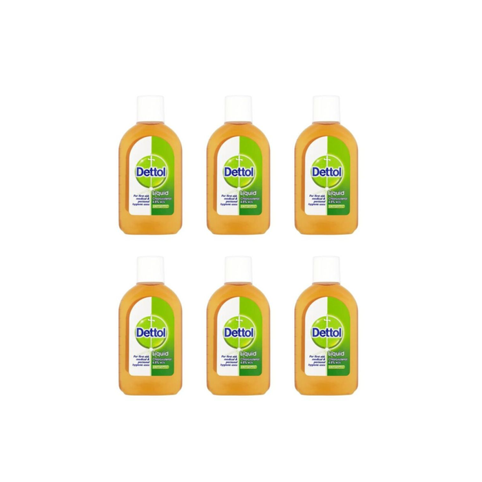 Dettol Original Antiseptic Disinfectant Liquid 250ml - Pack of 6