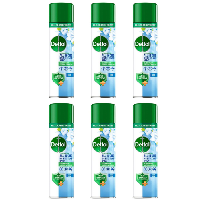 Dettol Antibacterial All-In-One Disinfectant Spray Crisp Linen 300ml