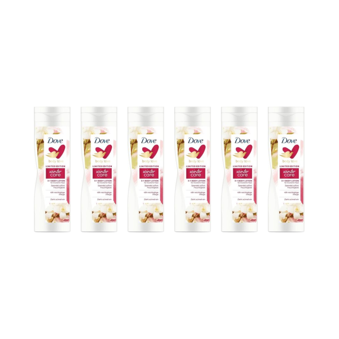 Dove Winter Care 3 IN 1 Body Lotion 250ml - Pack of 6