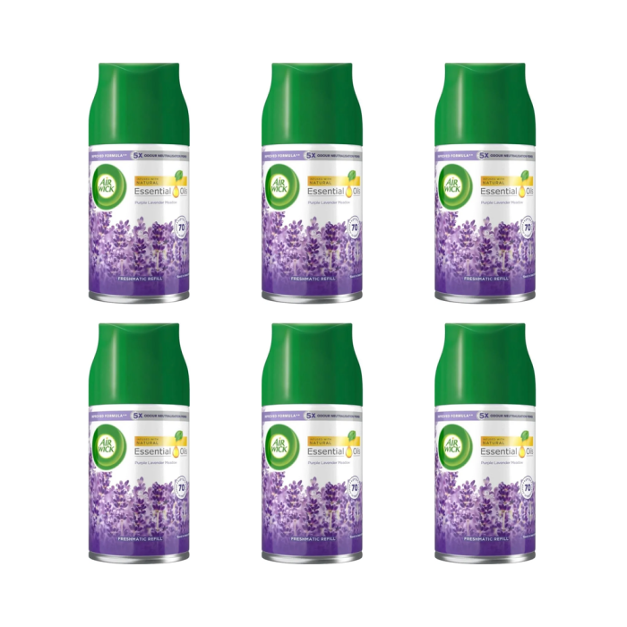 Air Wick Freshmatic Refill Purple Lavender Meadow 250ml - Pack of 6