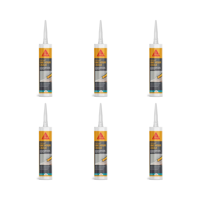 Everbuild Everflex 125 One Hour Caulk White 300ml - Pack of 6