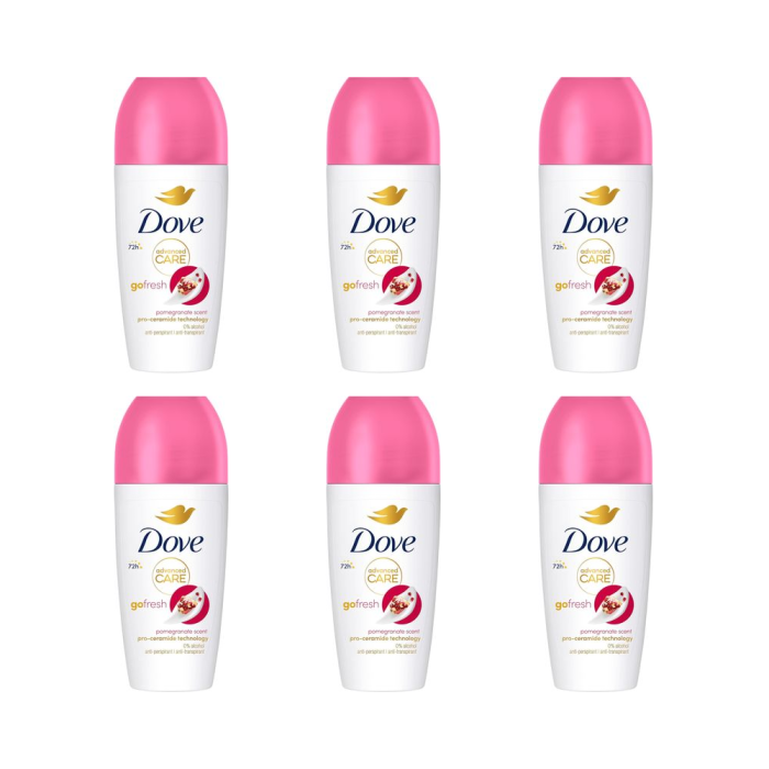 Dove Advanced Care Pomegranate & Lemon Anti-perspirant 50ml - Pack of 6