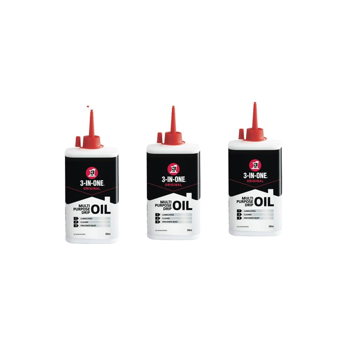 3inone original Multi-Purpose Oil Spray 200ml Drip Bottle - Pack of 3