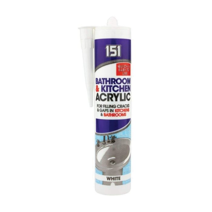 151 White Acrylic Sealant For Bathroom and Kitchen 300ML