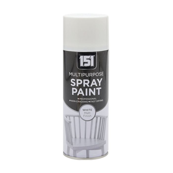 151 White Matt Finish Multipurpose Spray Paint 400ML