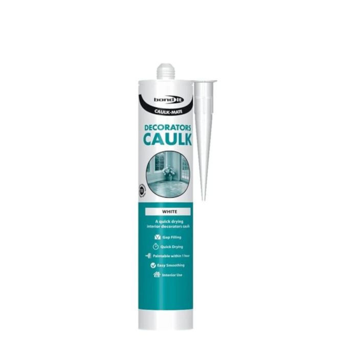 Bond It Caulk-Mate White Decorators Sealant Caulk 310ml